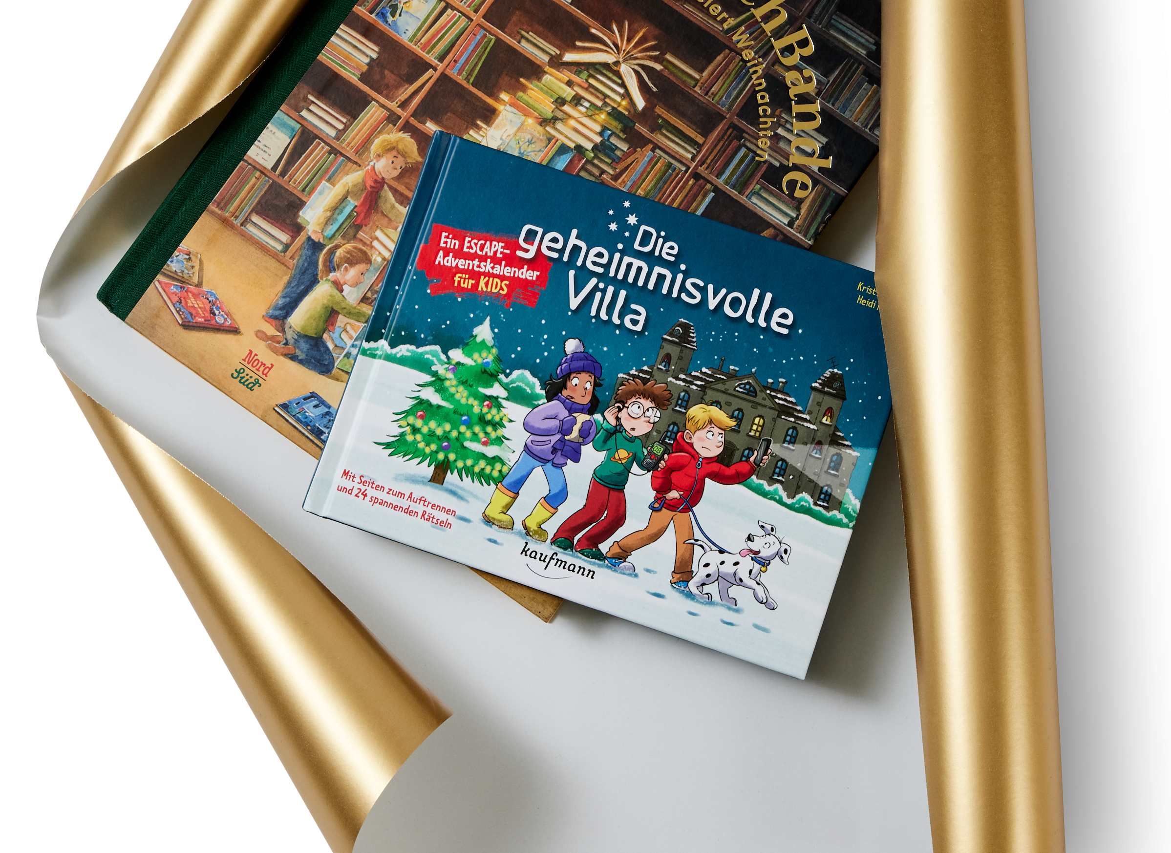 Kaufmann Verlag Adventkalender „Die geheimnisvolle Villa“ 