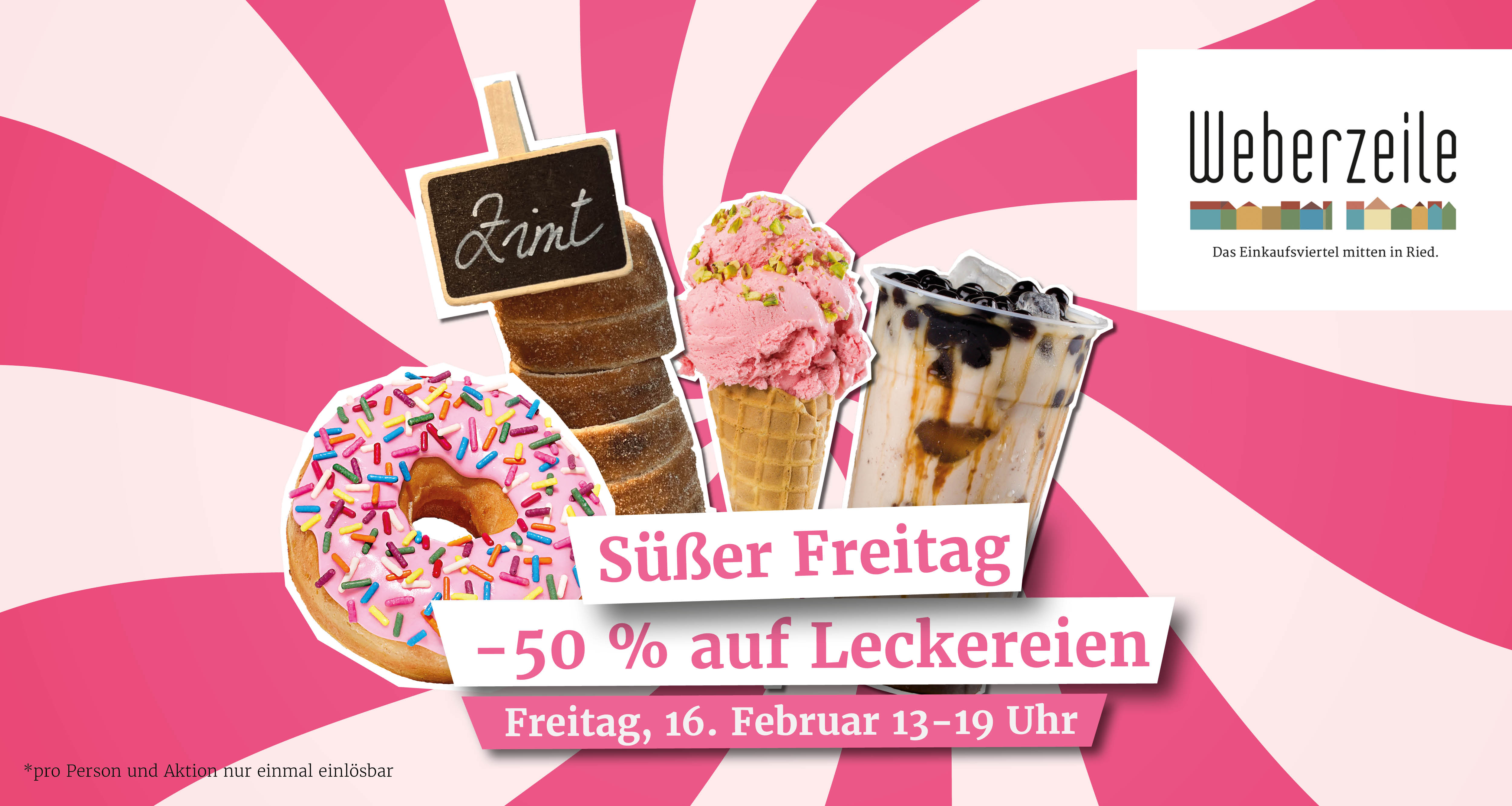 Süßer Freitag WEBERZEILE