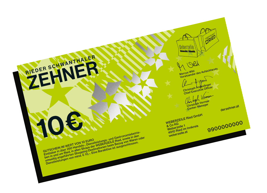 Icon Voucher Rieder Schwanthaler Zehner